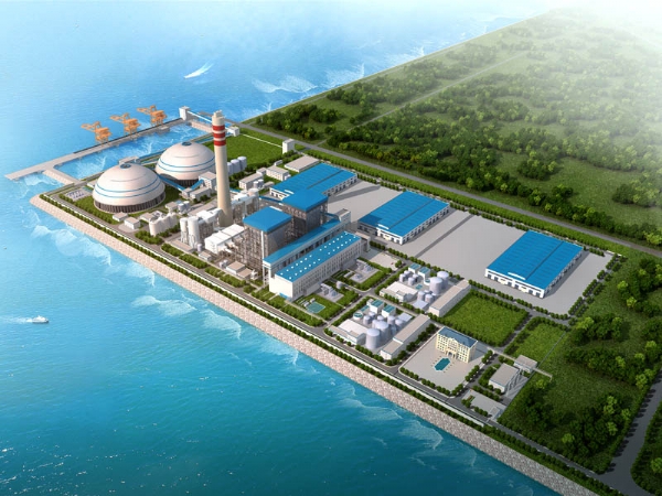 湛江京信東海電廠熱電聯(lián)產燃煤機組圓形煤倉網架工程